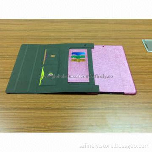 Multiple Functions Leather Case for iPad Air, Card Insert and Stand Function